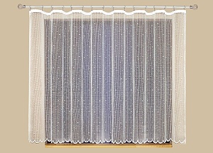 Záclona kusová CLASSIC Šířka: 300 cm, Výška: 150 cm bílá