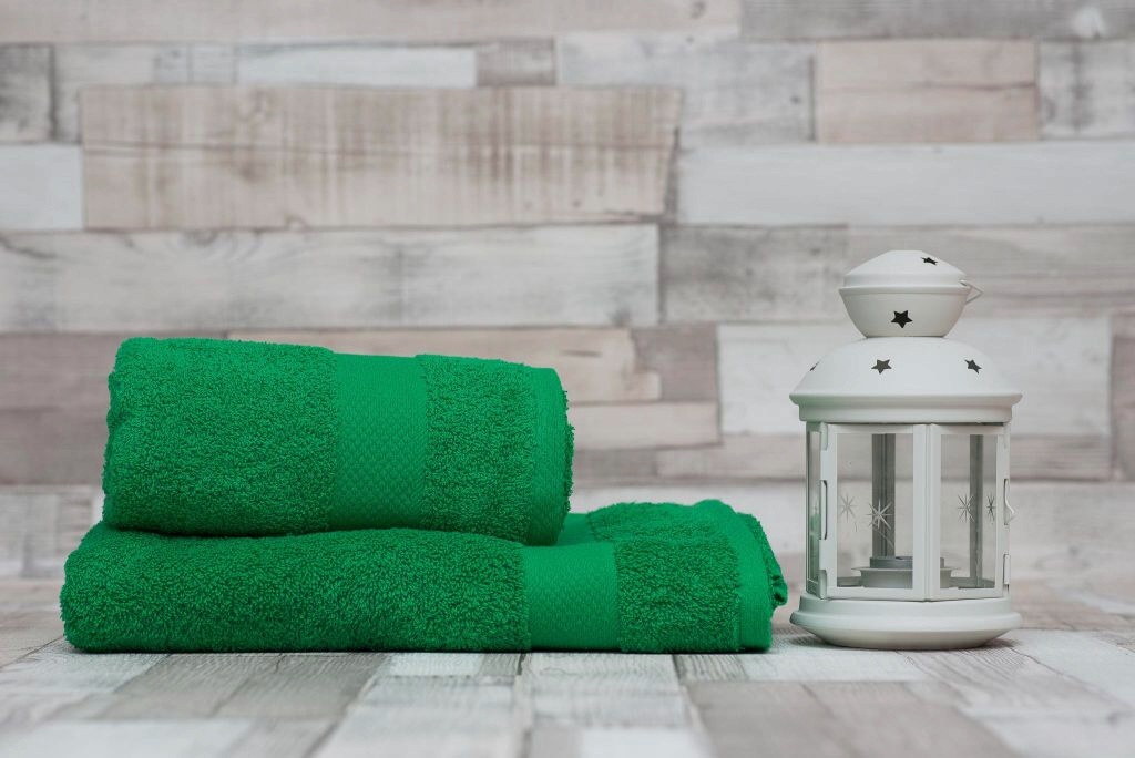Froté ručník Terry trávově zelená 50x90 cm
