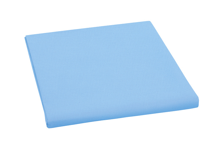 Plátěné prostěradlo plachta 150x230 cm sv.modrá