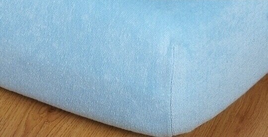 Prostěradlo froté na masážní lůžko 60x190 cm sv.modrá <br>469 Kč/1 ks
