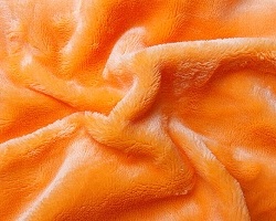 Prostěradlo Mikroflanel 90x200 cm oranžová