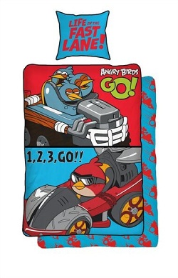 Povleen bavlna - Angry Birds GO 140x200,70x90 cm - zobrazit detaily