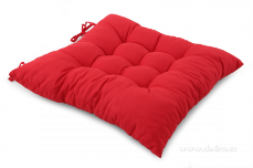 Sedák na židle prošívaný polstrovaný červený   <br>129 Kč/1 ks