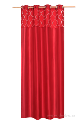 Silk decor dekorativní závěs červený 140x245 cm