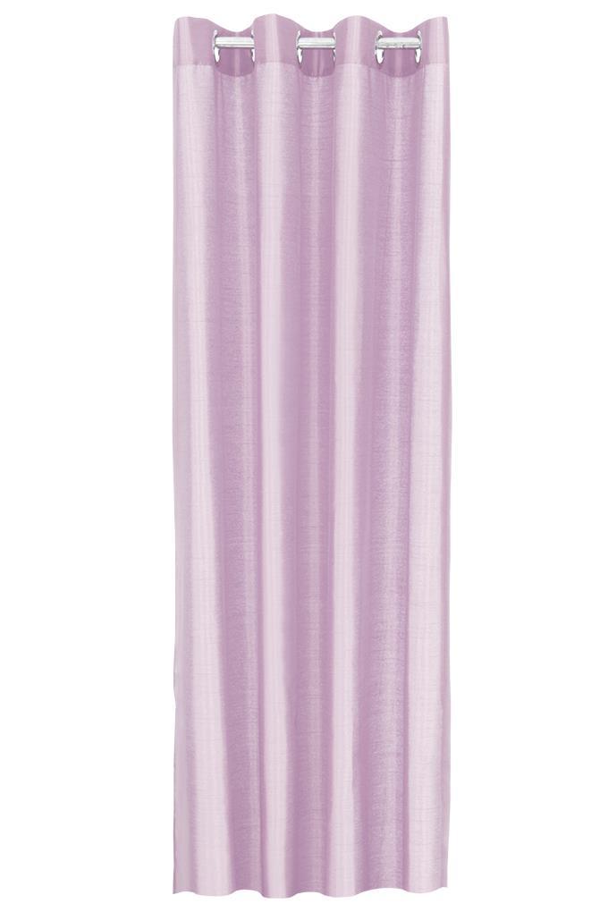 Závěs z tkaniny růžový 140x245 cm