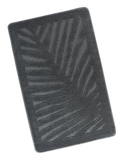 Koupelnová předložka Standard 60x100 cm šedý list
