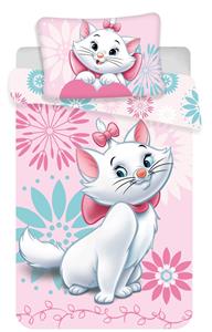 Disney povlečení do postýlky 100x135 + 40x60 cm Marie cat flowers baby <br>335 Kč/1 ks