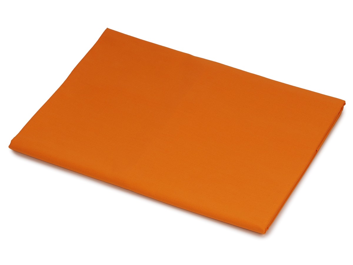 Plátěné prostěradlo dvojlůžko 220x240 cm pomeranč