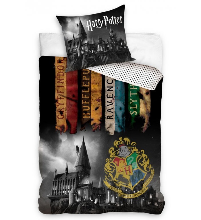 Povlečení Harry Potter Noc v Bradavicích 70x90,140x200 cm - zobrazit detaily