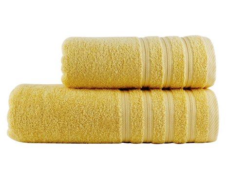 Sada froté osušky a ručníku Viva 50x100, 70x140 cm Žlutá