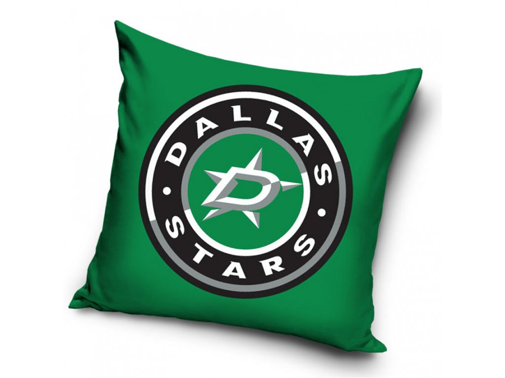 Polštářek NHL Dallas Stars Button 40x40 cm zelená <br>259 Kč/1 ks
