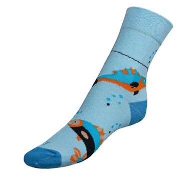 Ponožky Ryby 35-38 modrá