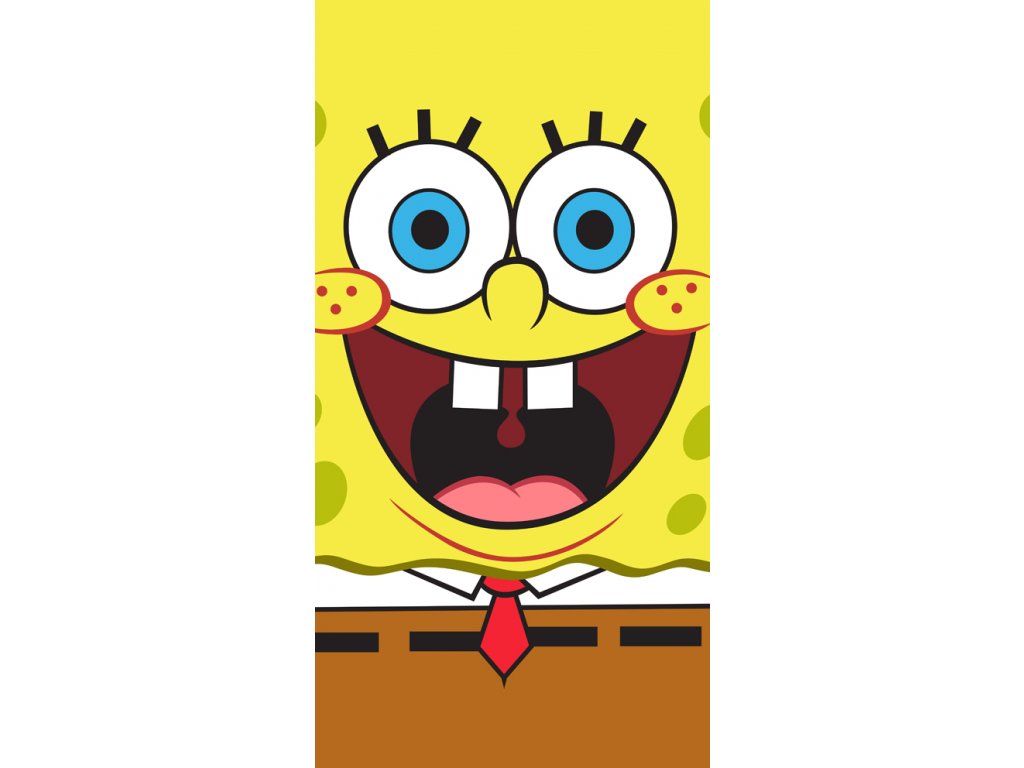 Dtsk osuka Sponge Bob Face 70x140 cm - zobrazit detaily