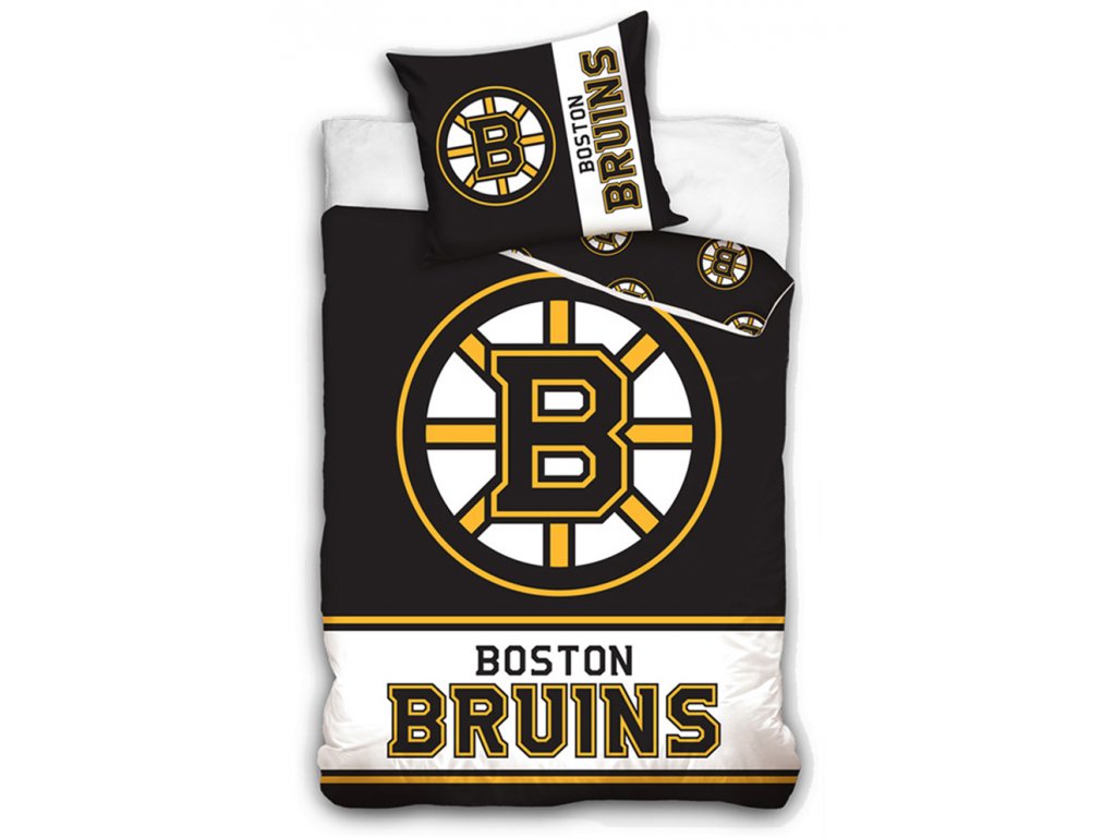 Mikroplyšové povlečení NHL Boston Bruins 70x90,140x200 cm - zobrazit detaily