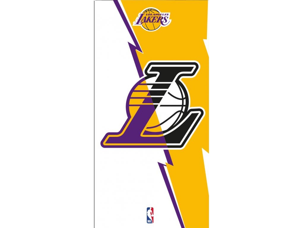 Frot osuka NBA Los Angeles Lakers 70x140 cm  <br>289 K/1 ks