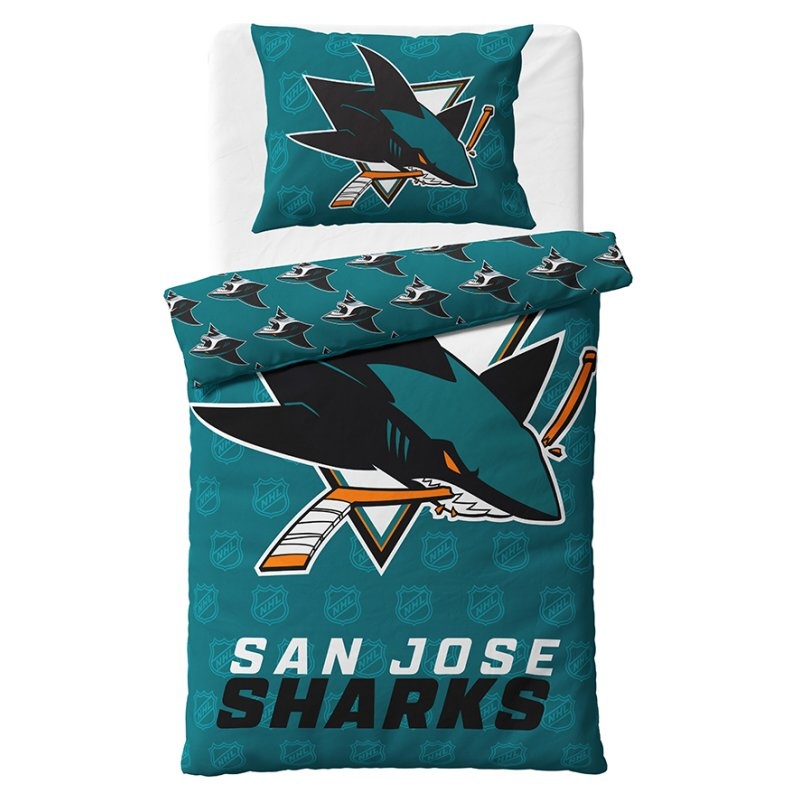 Hokejov povleen NHL San Jose Sharks Shields 70x90,140x200 cm 