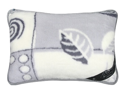 Alpaka vlněný polštář patchwork 40x60 cm patchwork šedý